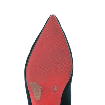 Christian Louboutin Velvet Diva Cora Flats 40 Lagune Multi 13 of 15