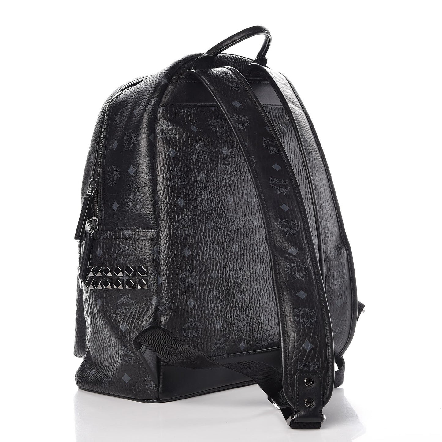 Visetos Medium Side Studs Stark Backpack Black