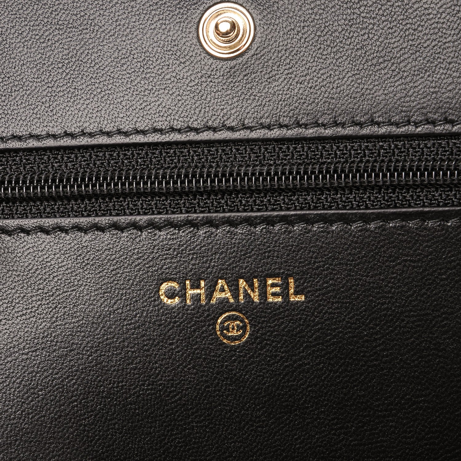 Chanel Lambskin Quilted Emoticon Wallet On Chain WOC Black 6 of 9