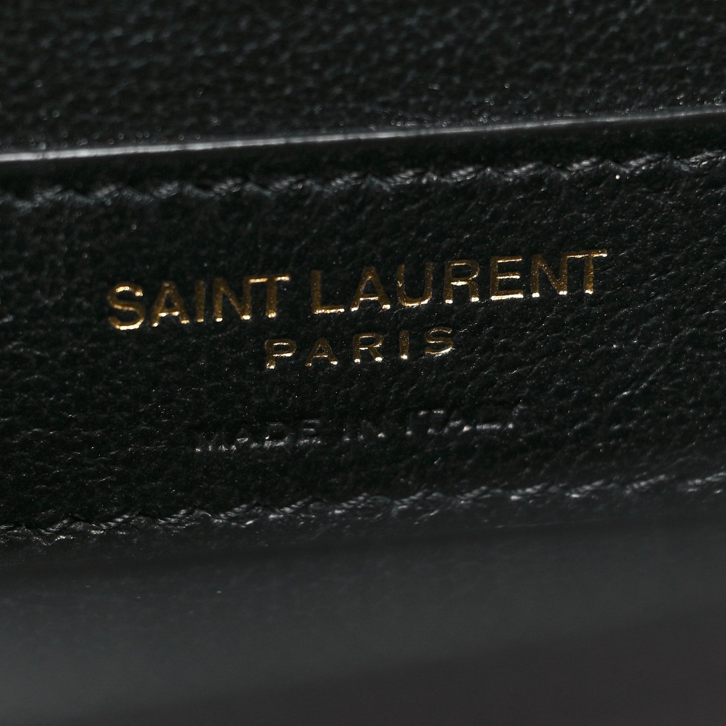 Grain De Poudre Medium Classic Monogram Kate Satchel Black