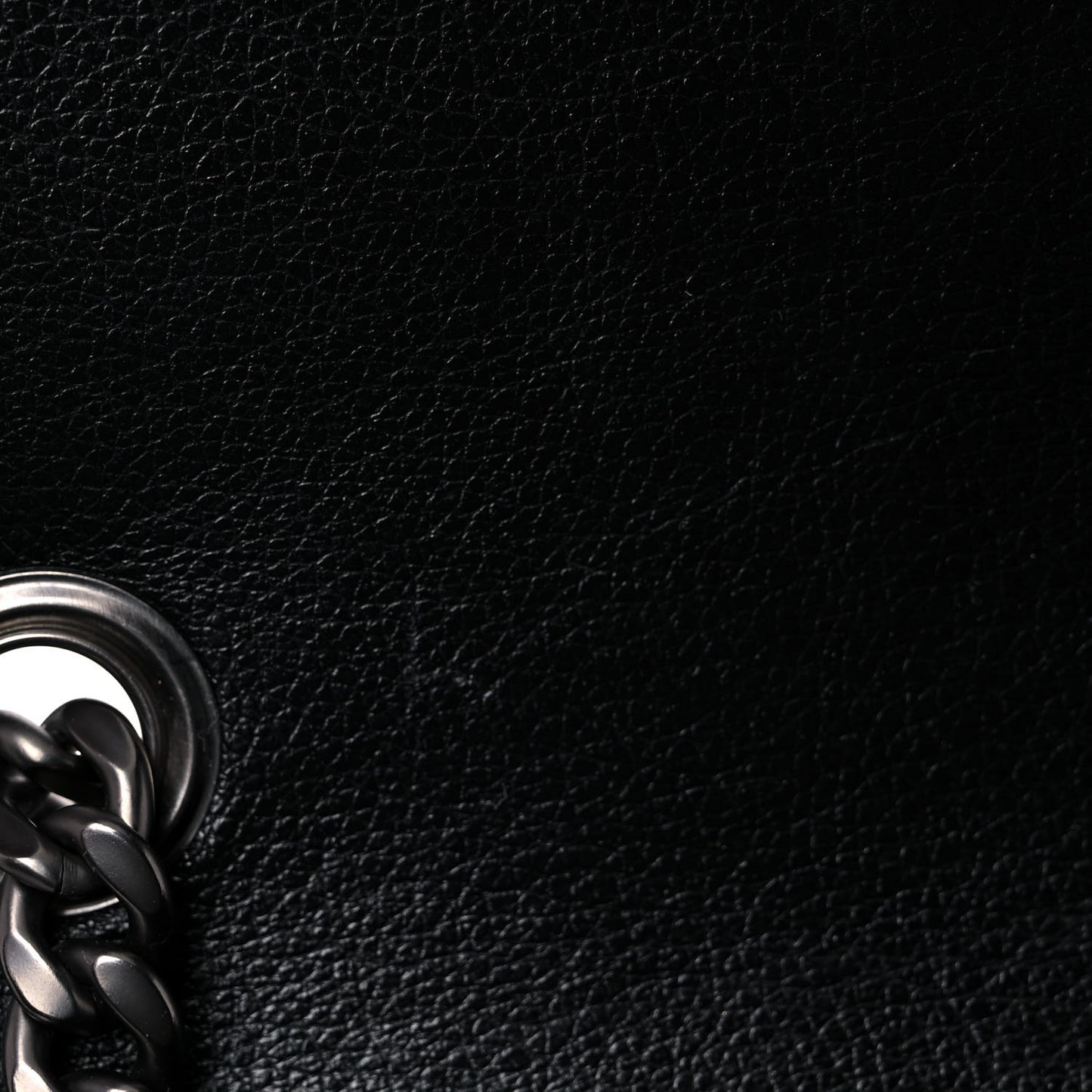Glace Calfskin Studded Crossbody Black