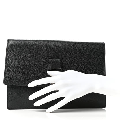 Gucci Calfskin Wristlet Clutch Black 2 of 11