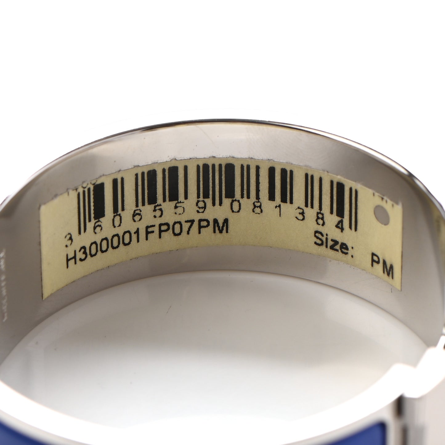 Enamel Wide Clic Clac H Bracelet PM Bleu Royal