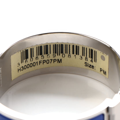 Hermes Enamel Wide Clic Clac H Bracelet PM Bleu Royal 6 of 6