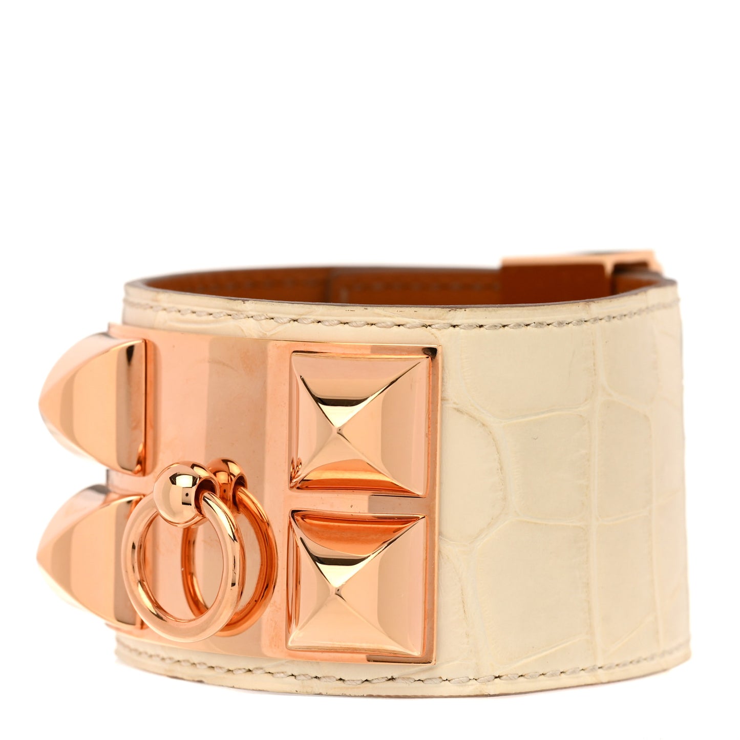 Shiny Alligator Collier De Chien CDC Bracelet T3 Nata
