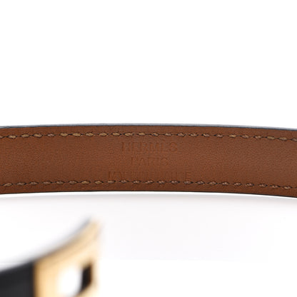 Hermes Kelly Double Tour Bracelet S Black 3 of 6