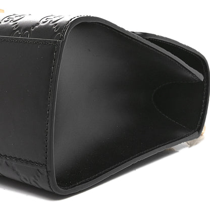 Gucci Guccissima Medium Padlock Shoulder Bag Black 10 of 10