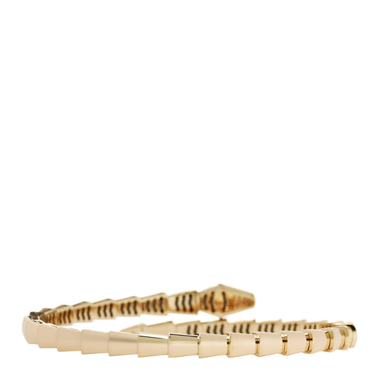 18K Yellow Gold Diamond Serpenti Viper Bracelet