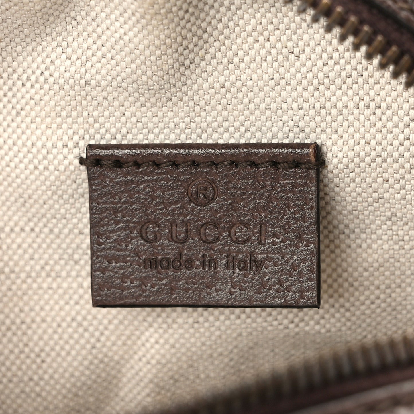 GG Supreme Monogram Web Mini Ophidia Messenger Brown