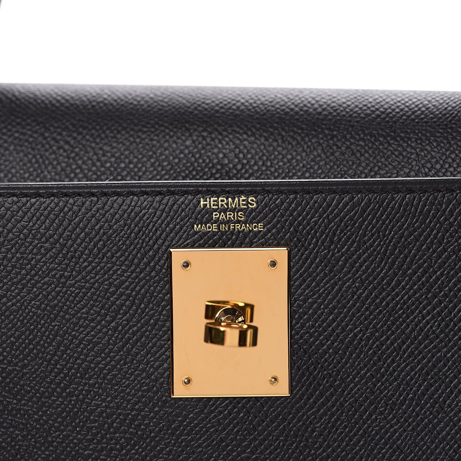 Hermes Epsom Kelly Sellier 28 Black 12 of 37