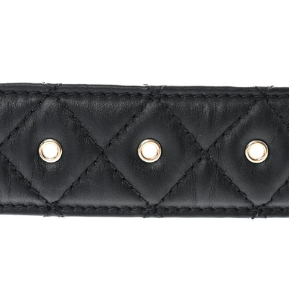 Chanel Lambskin Quilted CC Chain Belt 90 36 Black 6 of 7