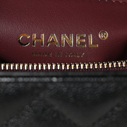 Chanel Caviar Quilted Small Coco Handle Flap Black 7 of 11