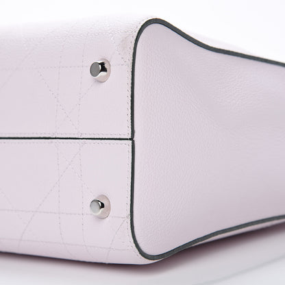 Christian Dior Grained Calfskin Cannage Small Ultradior Tote Light Pink 8 of 12