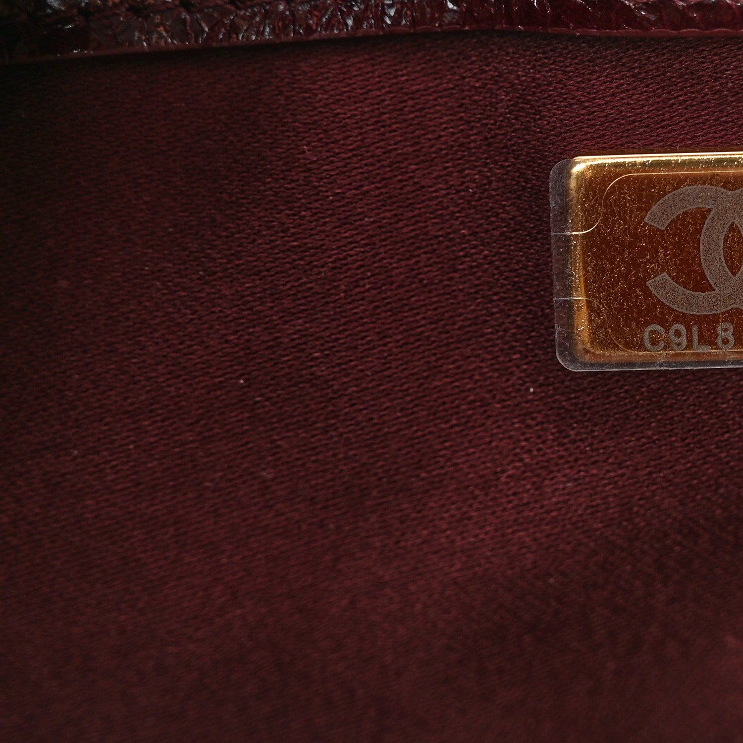 Chanel Shiny Crumpled Calfskin Quilted Small Chanel 25 Handbag Burgundy 7 of 11