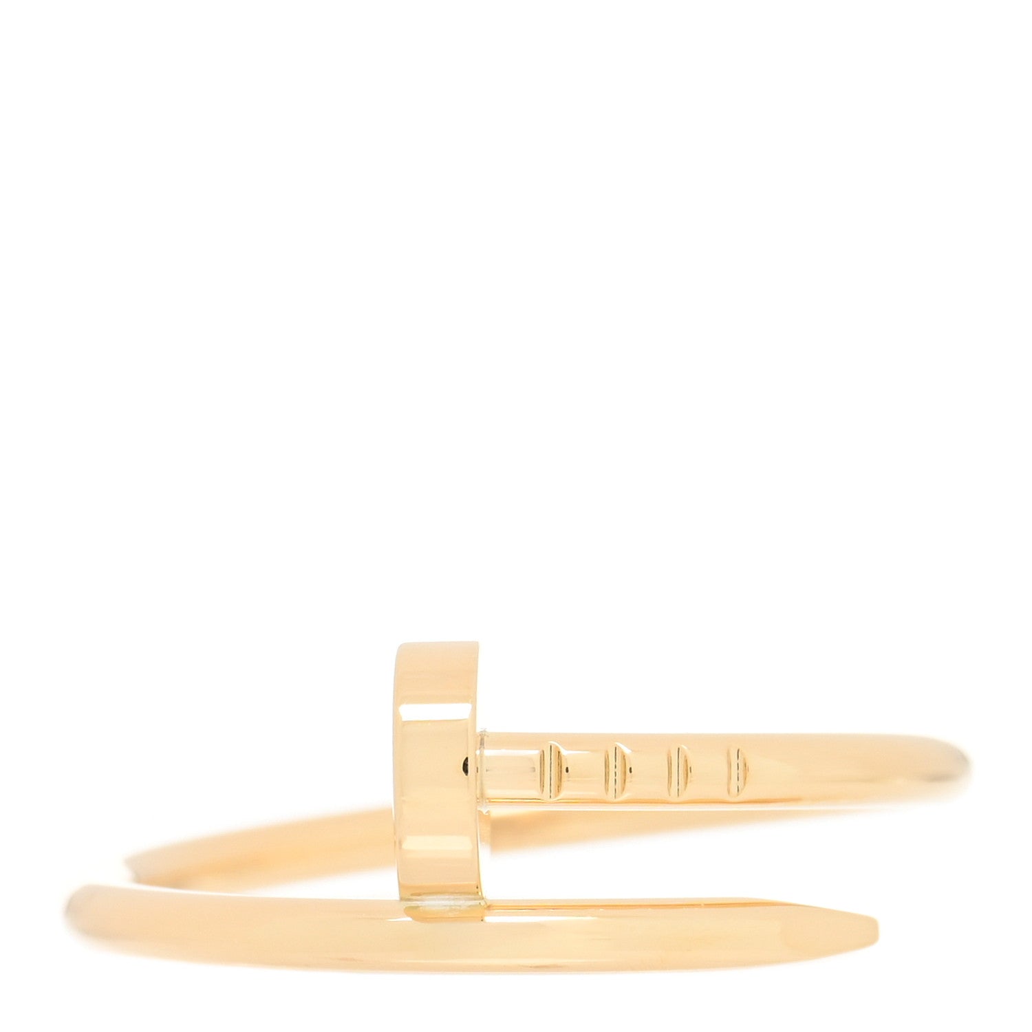 Cartier 18K Yellow Gold Small Juste Un Clou Ring 55 7.25 1 of 5
