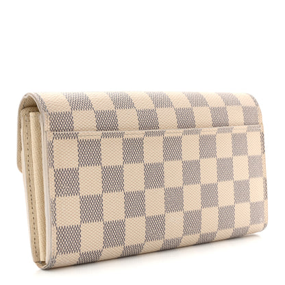 Louis Vuitton Damier Azur Sarah Wallet NM 3 of 9