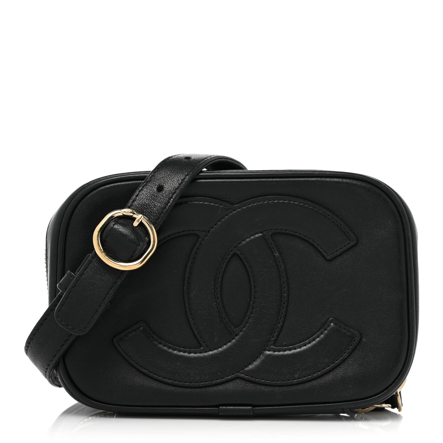 Chanel Calfskin CC Mania Camera Case Black 1 of 20