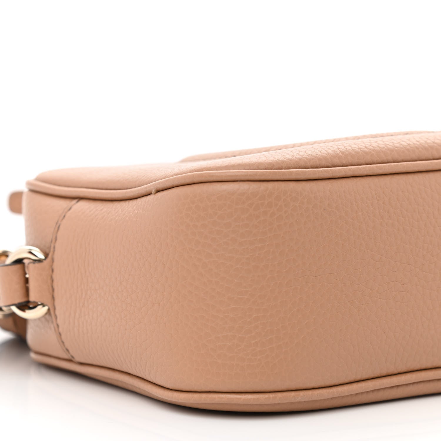 Gucci Pebbled Calfskin Small Soho Disco Bag Camelia 9 of 11