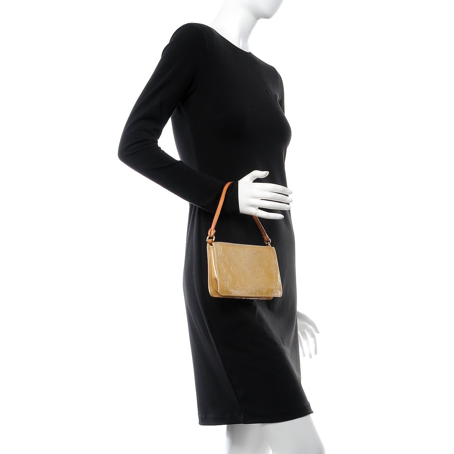 Louis Vuitton Vernis Lexington Pochette Beige 2 of 10