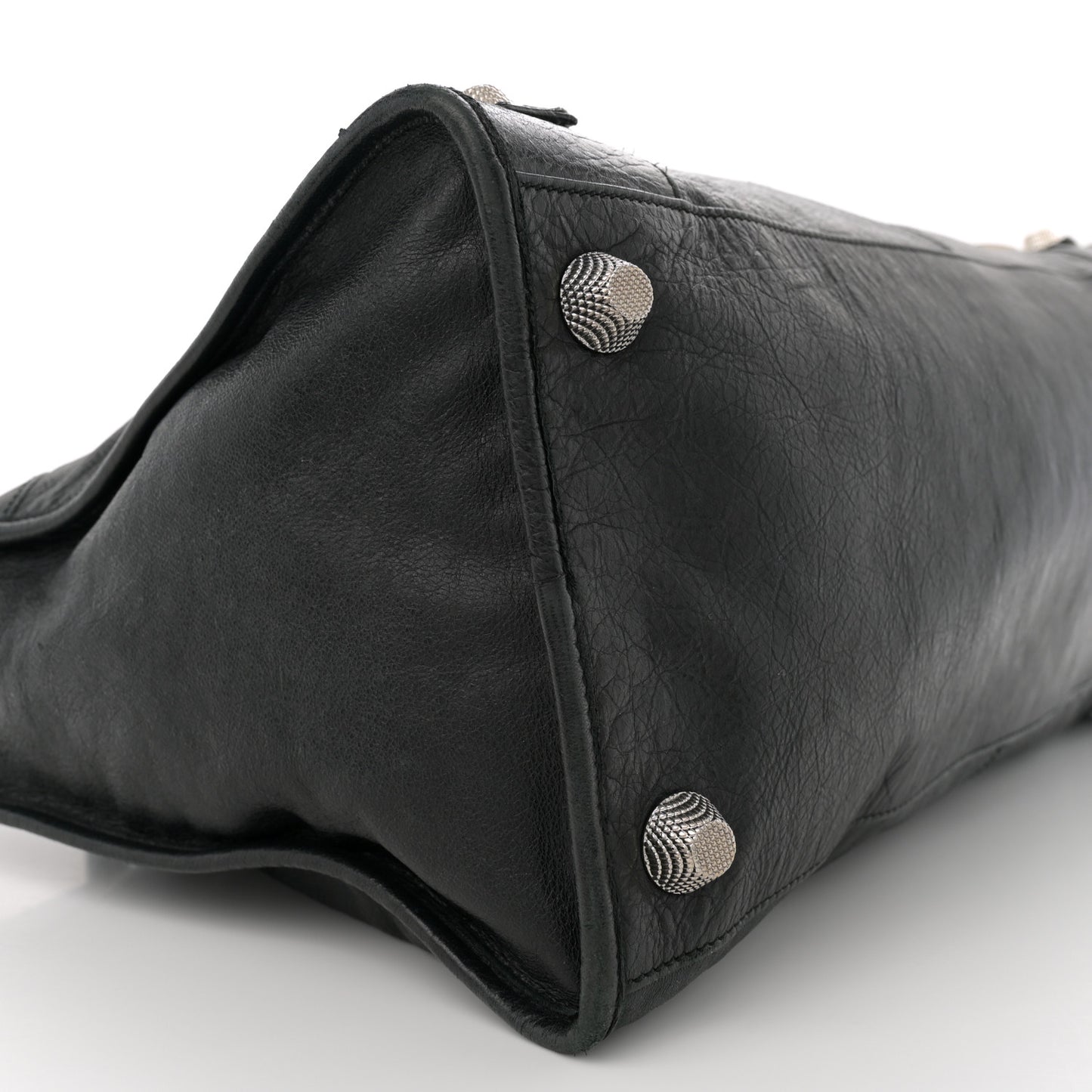 Agneau Giant 21 Silver Hardware Work Black