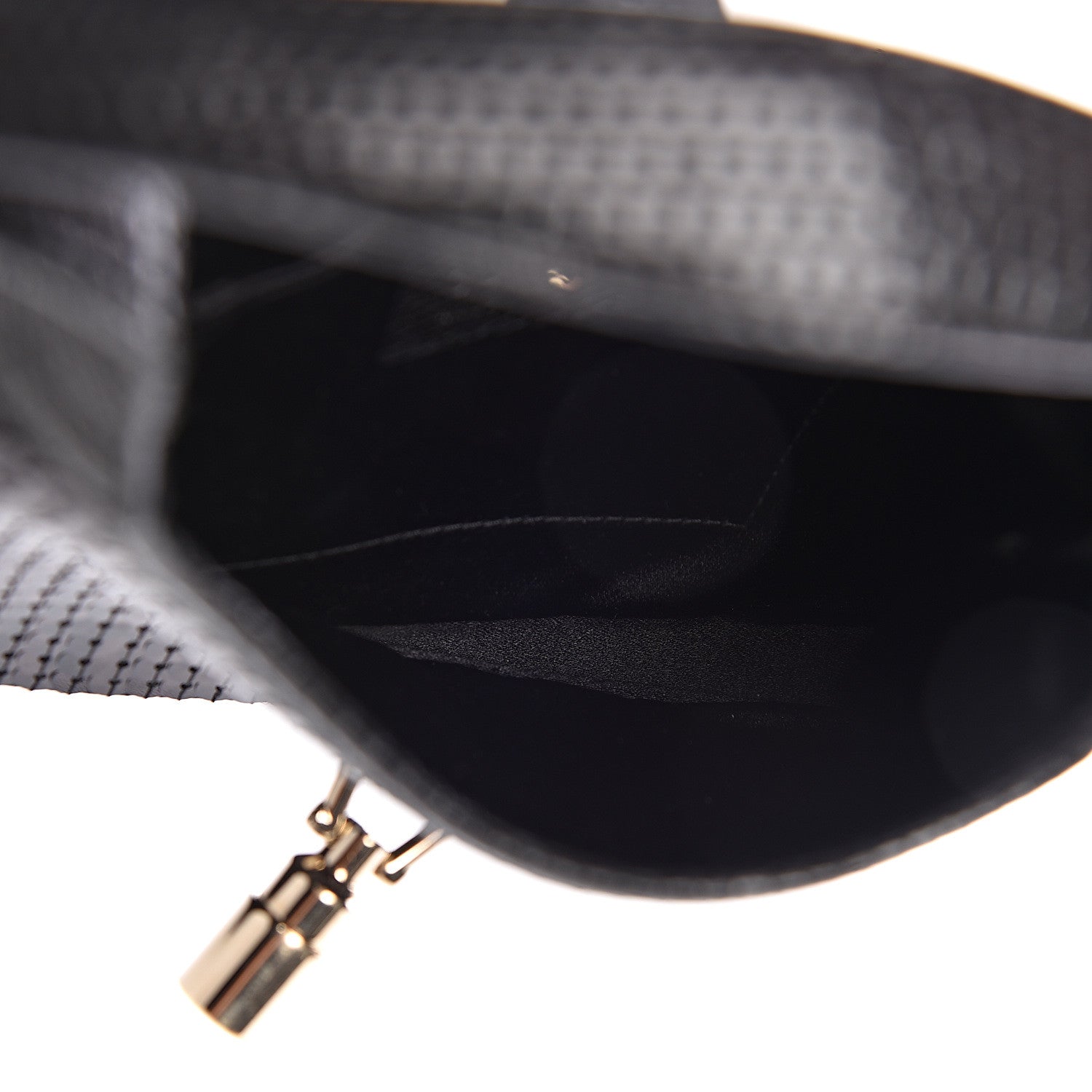 Gucci Sequin Lizard Jackie O Hobo Black 5 of 11