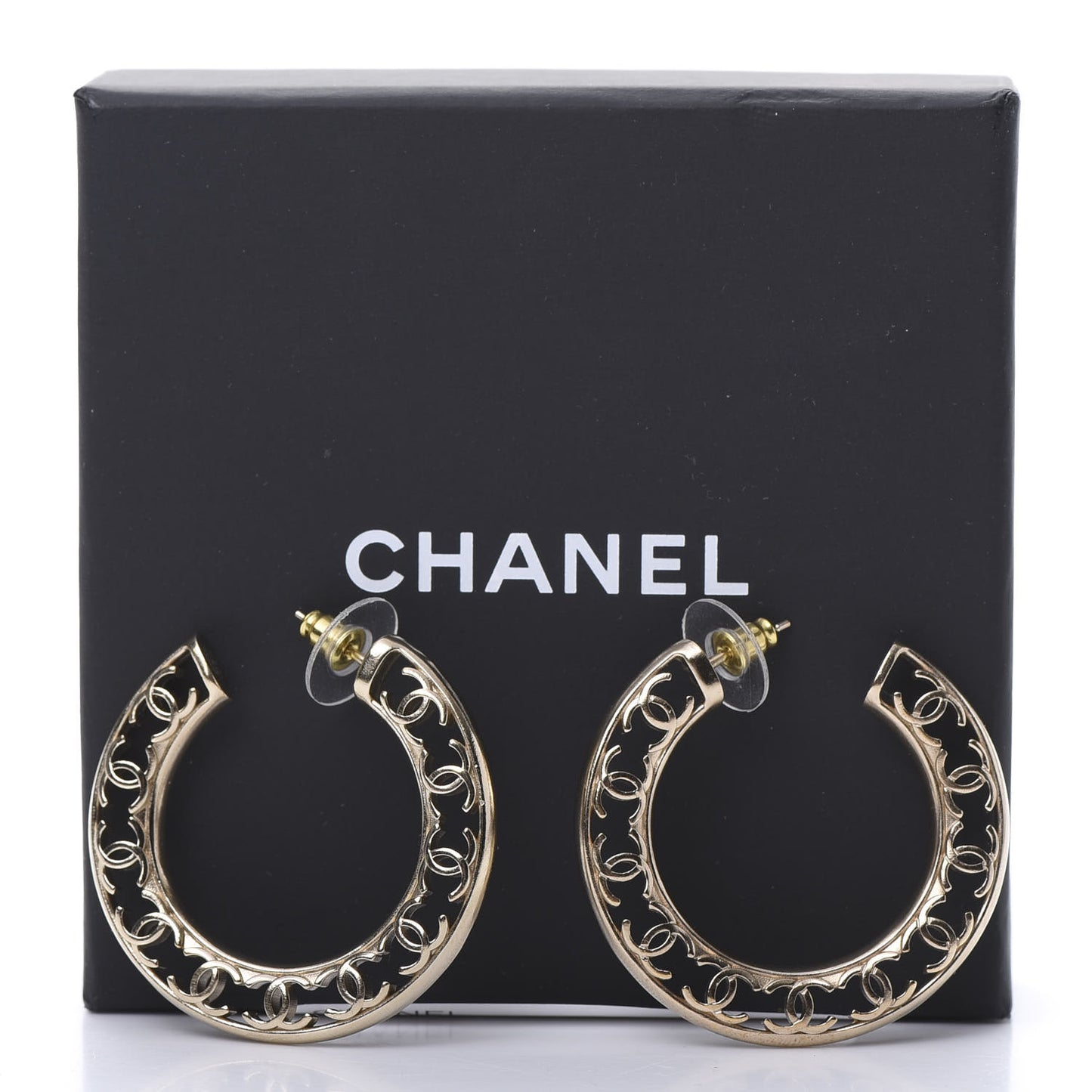 CC Hoop Earrings Gold