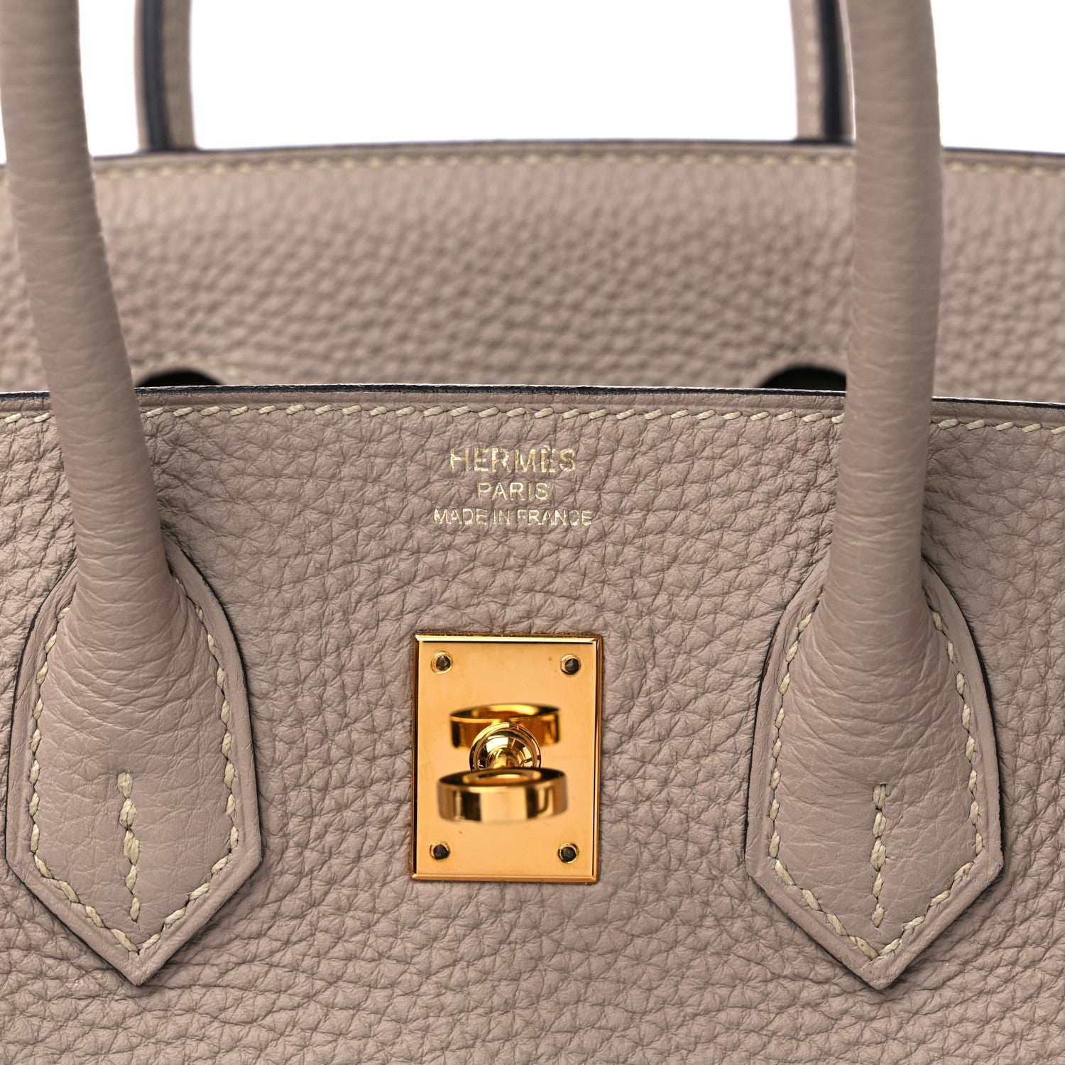 Hermes Togo Birkin 25 Gris Tourterelle 6 of 10