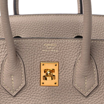 Hermes Togo Birkin 25 Gris Tourterelle 6 of 10