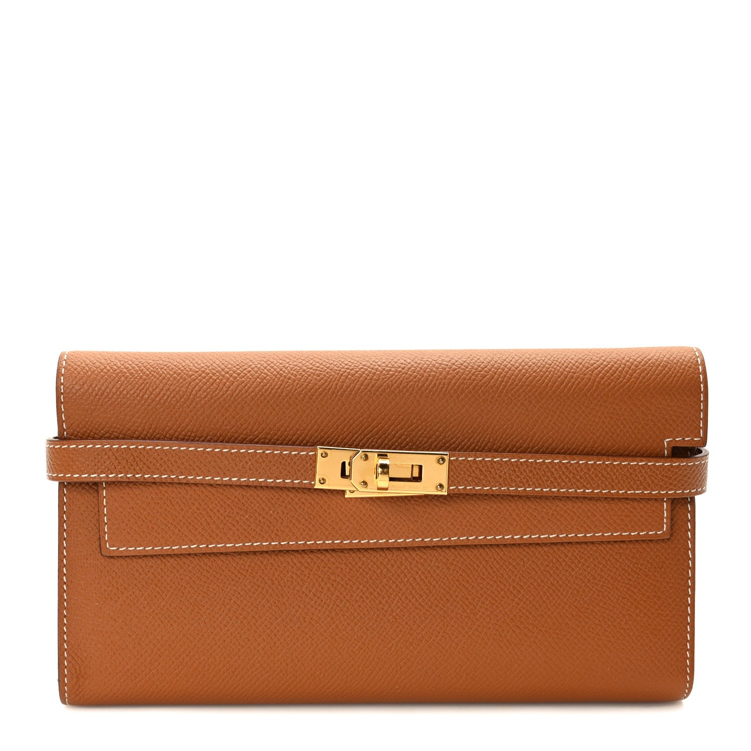 Hermes Epsom Kelly Longue Wallet Gold 1 of 6