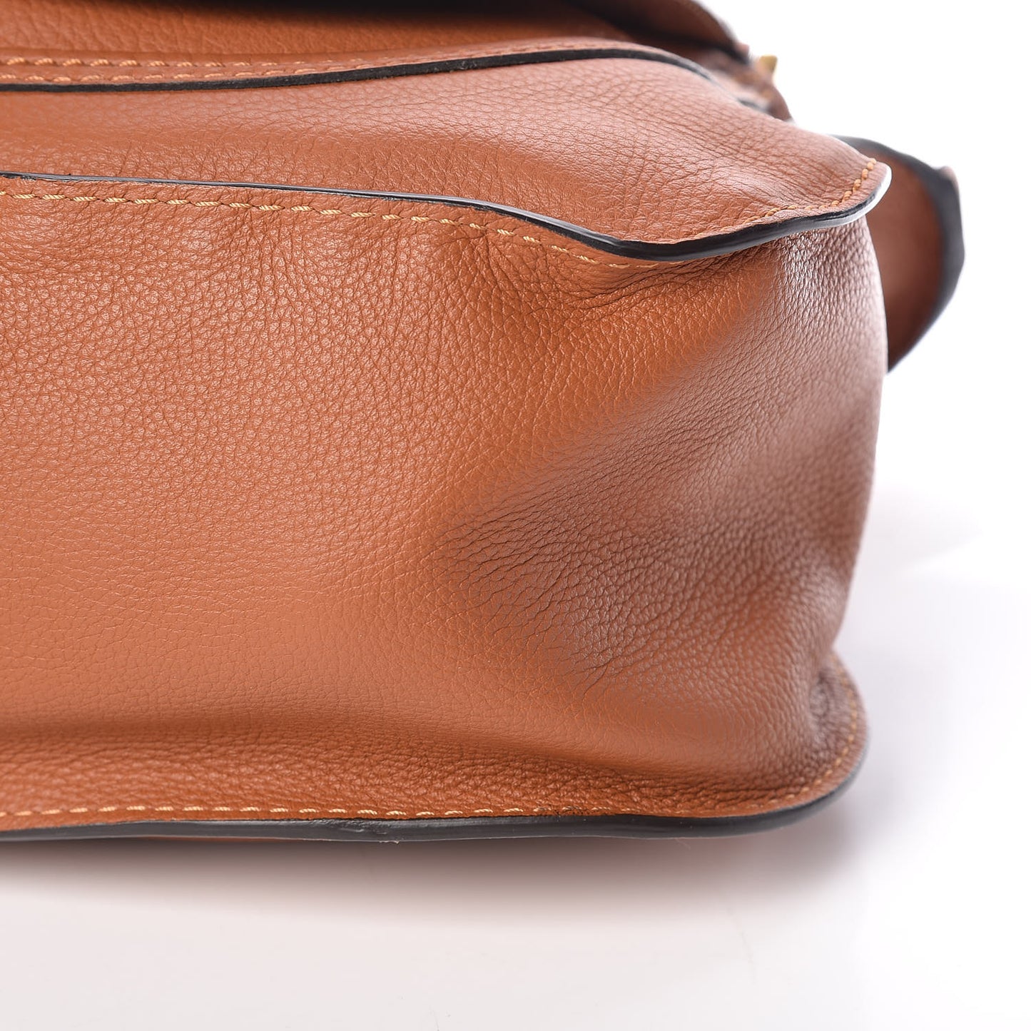 Calfskin Medium Marcie Satchel Tan