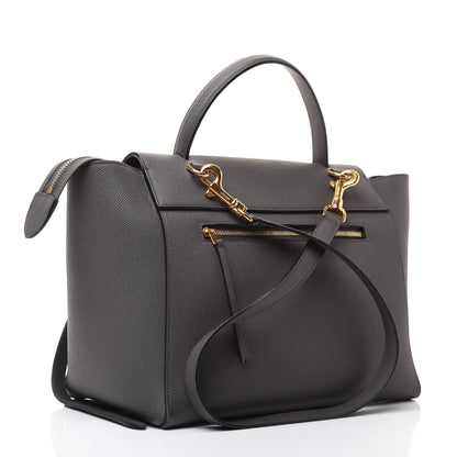 Celine Grained Calfskin Mini Belt Bag Grey 3 of 28