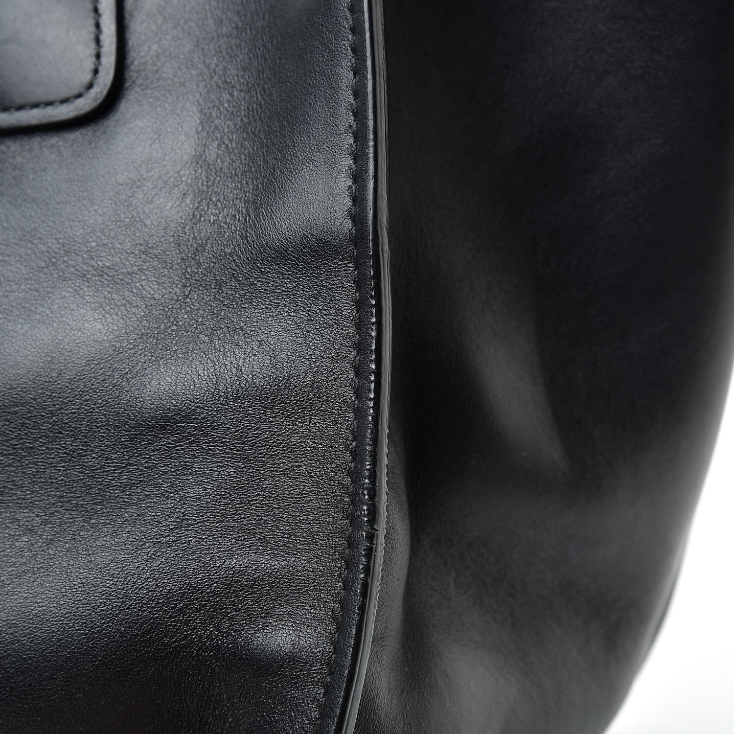 Prada City Calf Front Pocket Tote Black 17 of 18