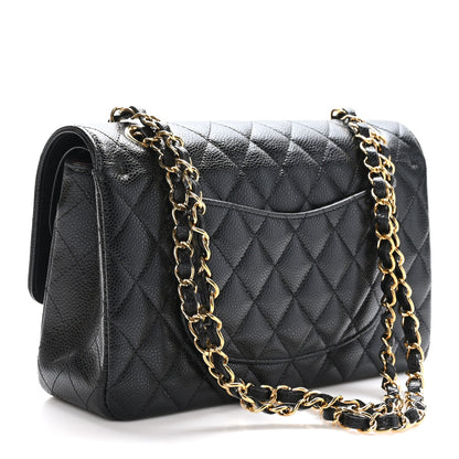 Chanel Caviar Quilted Medium Double Flap Black 3 of 11