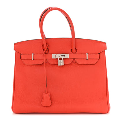 Hermes Togo BIRKIN 35 Rouge Tomate 1 of 10