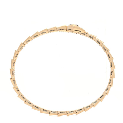 Bulgari 18K Yellow Gold Diamond Serpenti Viper Bracelet M 3 of 4