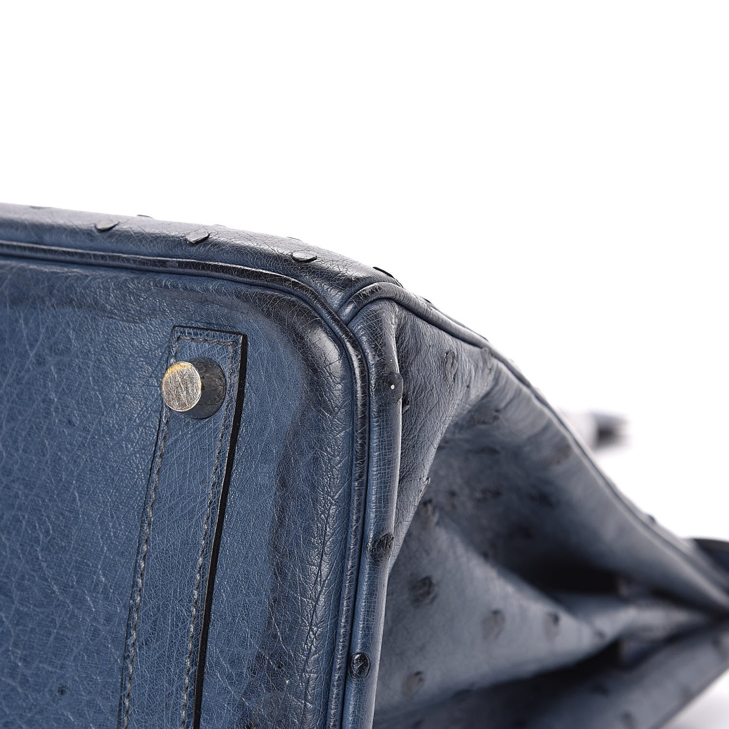 Hermes Ostrich Birkin 30 Bleu Roi 28 of 30