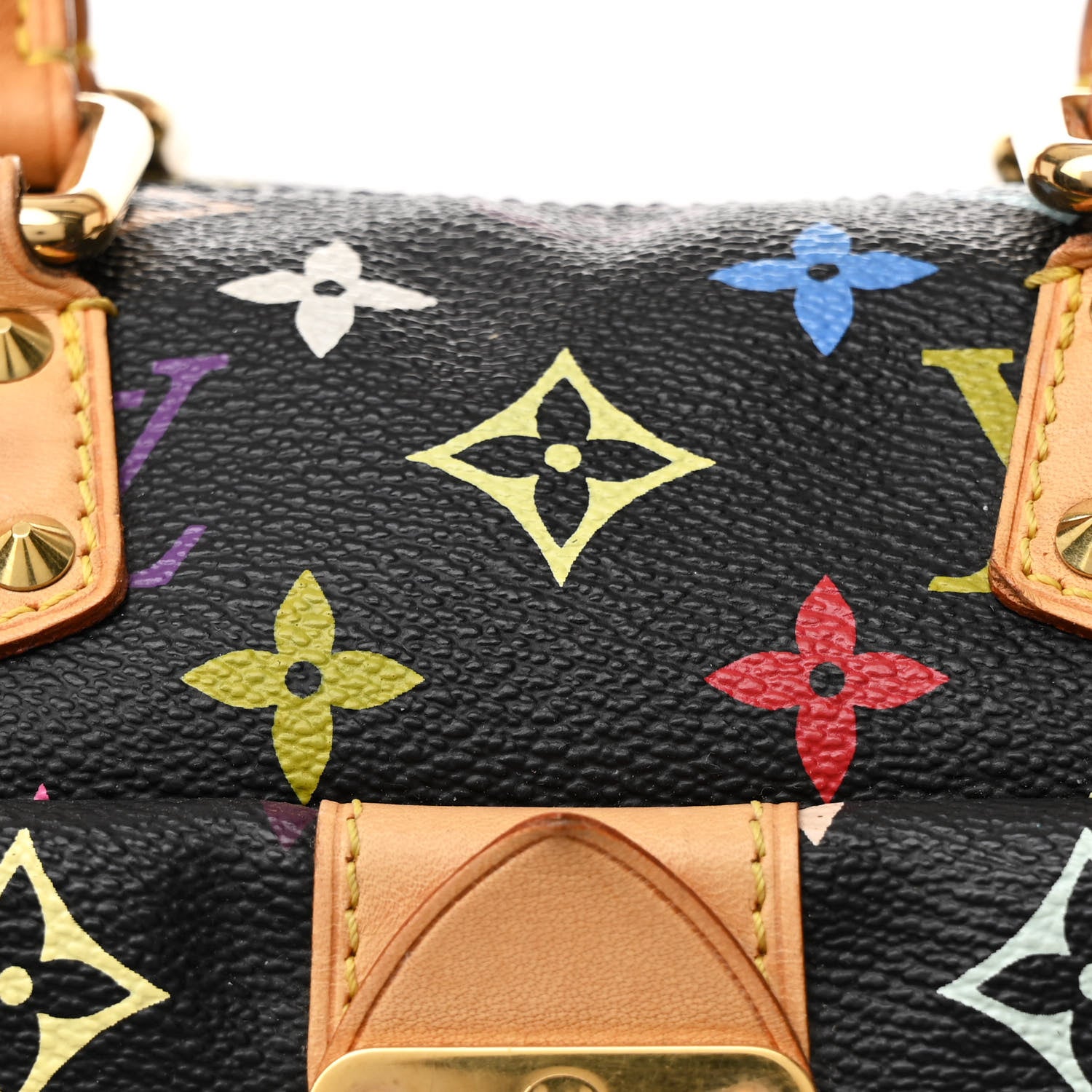 Louis Vuitton Monogram Multicolor Speedy 30 Black 7 of 10
