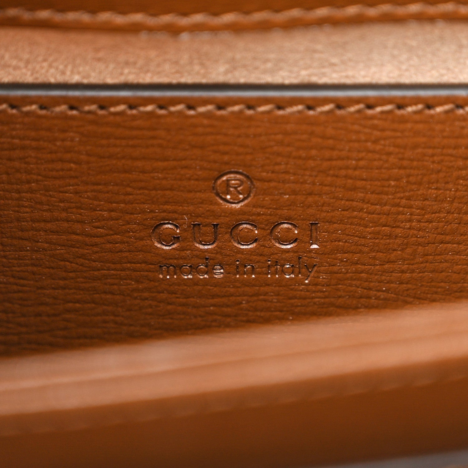 Gucci Glazed Textured Calfskin Mini Horsebit 1955 Top Handle Flap Bag Brown Sugar 6 of 12