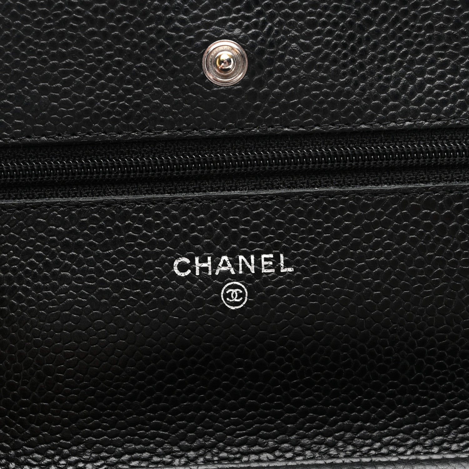 Chanel Caviar Quilted Wallet on Chain WOC Black 6 of 12
