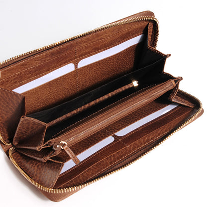 Gucci Guccissima Sukey Zip Around Wallet Brown 5 of 8