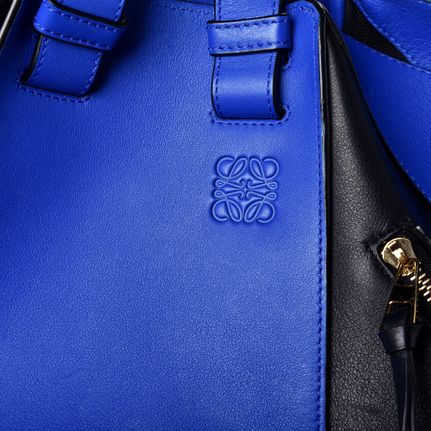 Loewe Calfskin Large Hammock Shoulder Bag Electric Blue 9 of 9