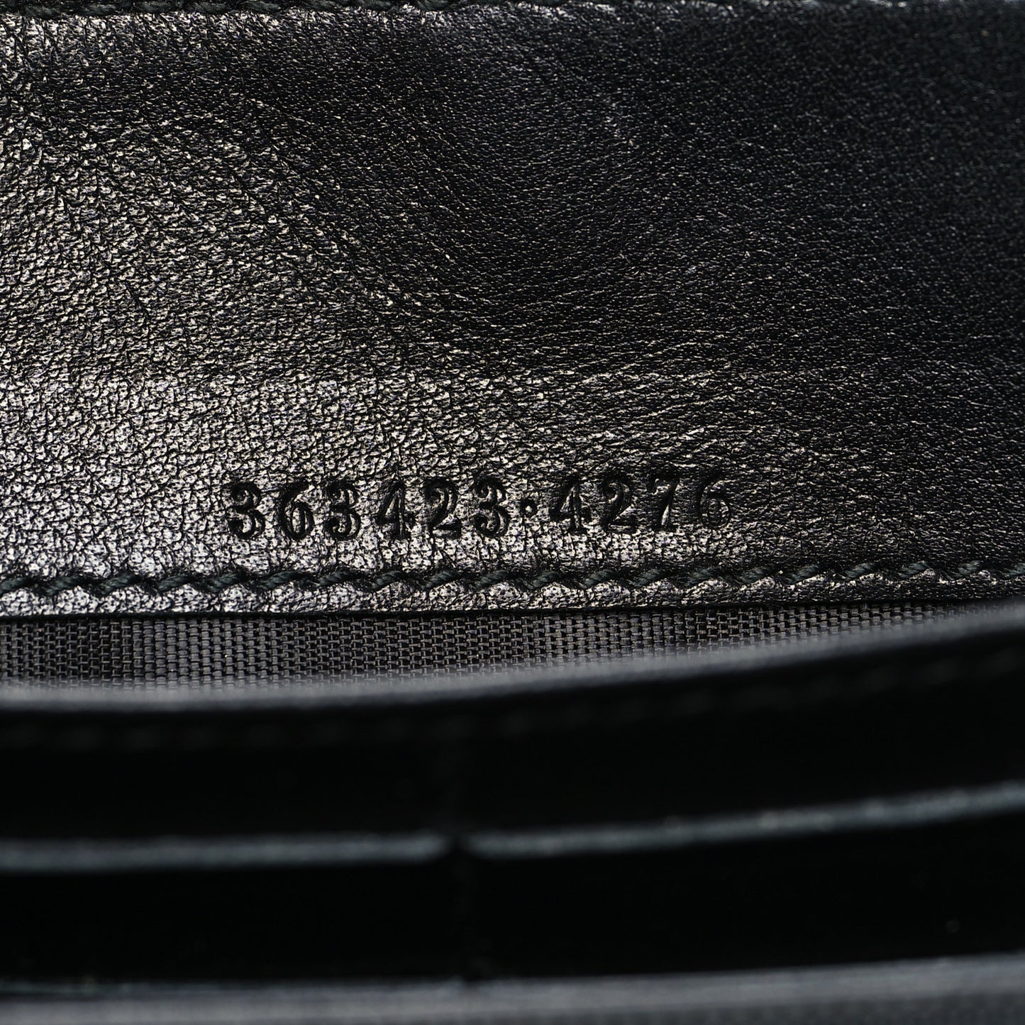 Guccissima Vitello Tender Zip Around Wallet Black