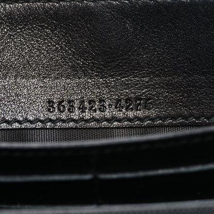 Gucci Guccissima Vitello Tender Zip Around Wallet Black 7 of 9