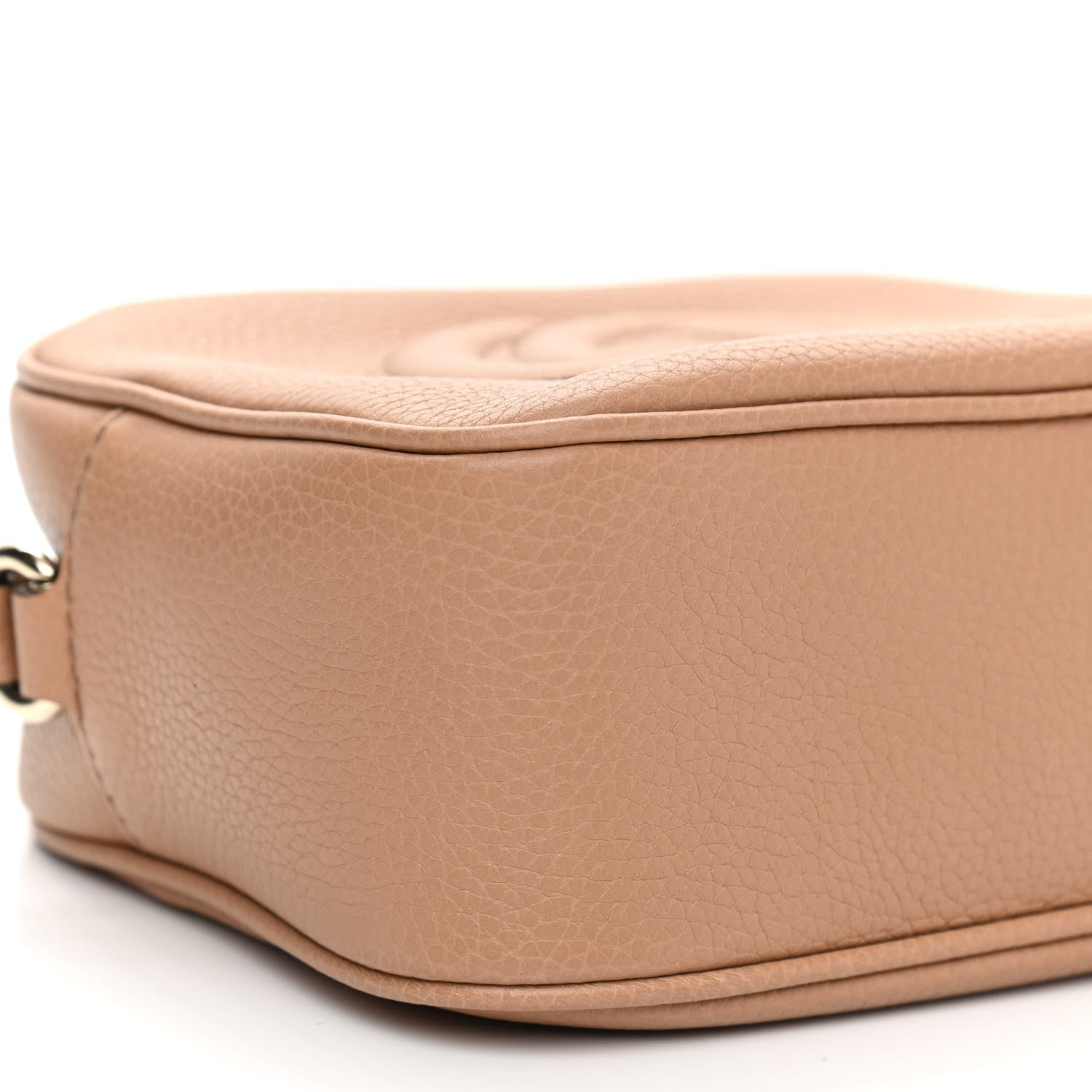 Gucci Pebbled Calfskin Small Soho Disco Bag Rose Beige 10 of 11