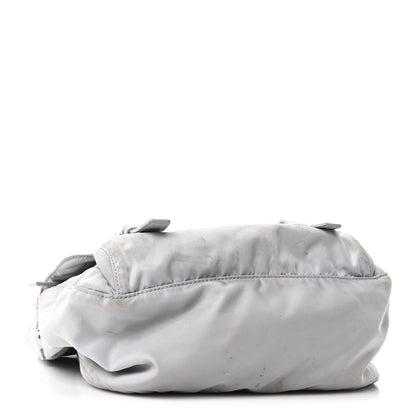 Prada Re-Nylon Vela Saffiano Pocket Double Buckle Messenger Shoulder Bag Fiordaliso 4 of 10