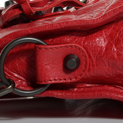 Balenciaga Agneau Classic Hardware Mini City Rouge Cardinal 6 of 13