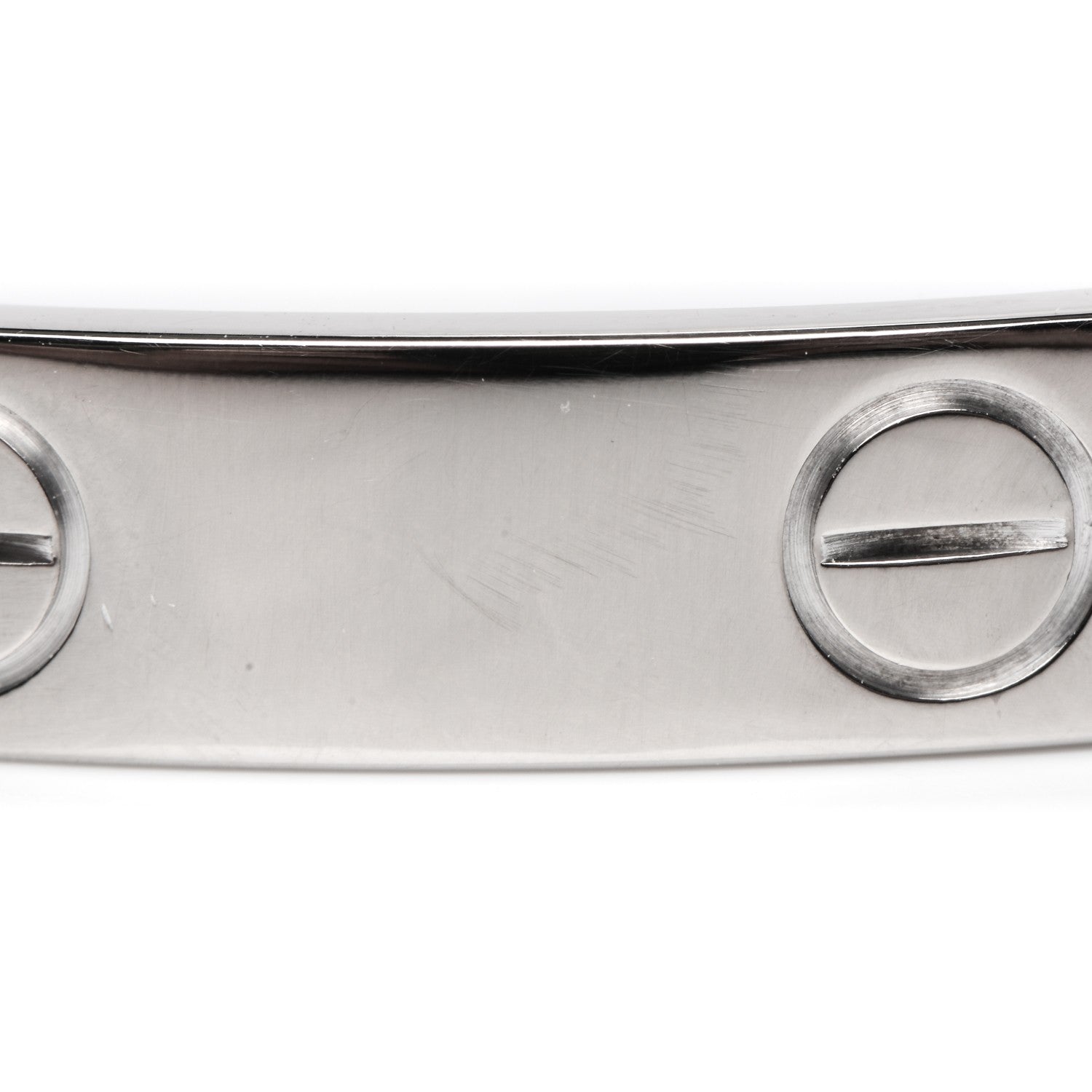Cartier 18K White Gold LOVE Bracelet 16 10 of 11