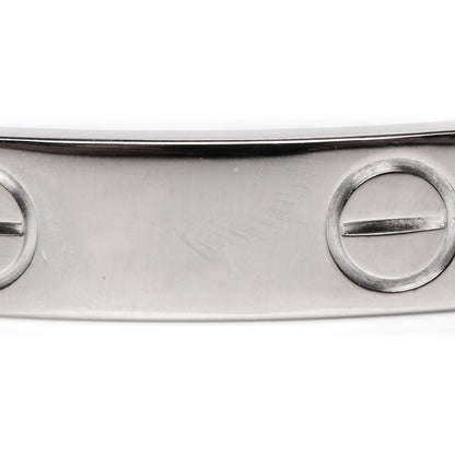Cartier 18K White Gold LOVE Bracelet 16 10 of 11