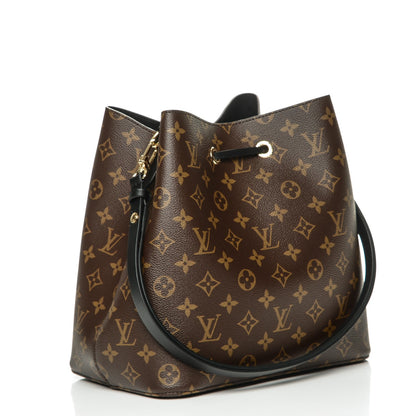 Louis Vuitton Monogram Neonoe MM Black 3 of 6