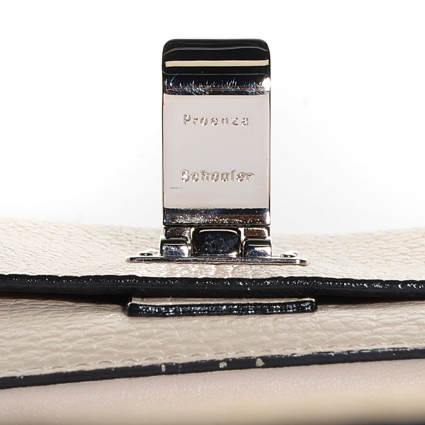 Pebbled Calfskin Extra Small Courier Talc